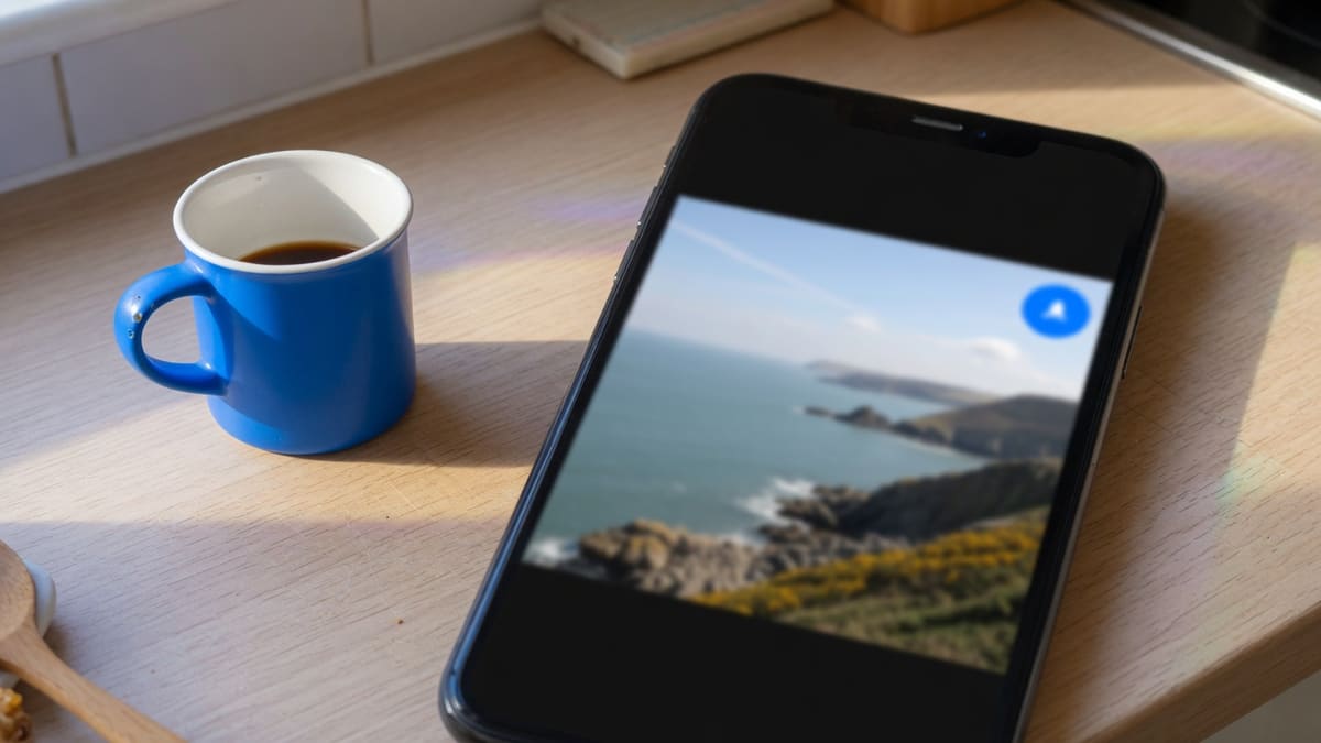 Phone Files app showing a JPG under 1MB after compress, ready to attach